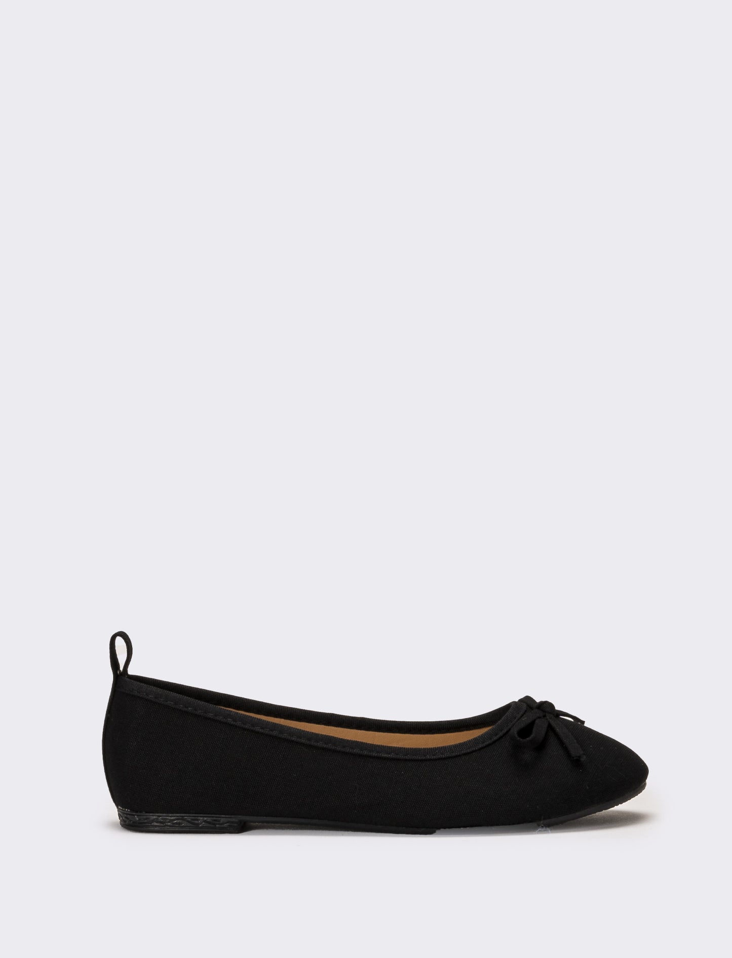 Ballerina in vernice da bambina - Nero
