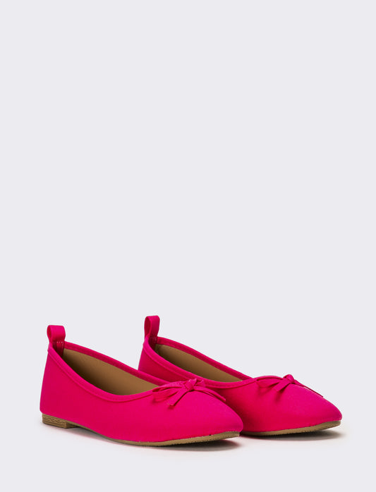 Ballerina in vernice da bambina - Fuxia