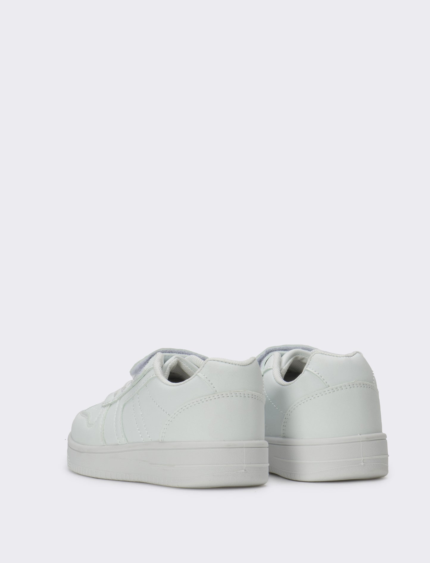 Sneakers monocolore da bambino - Bianco