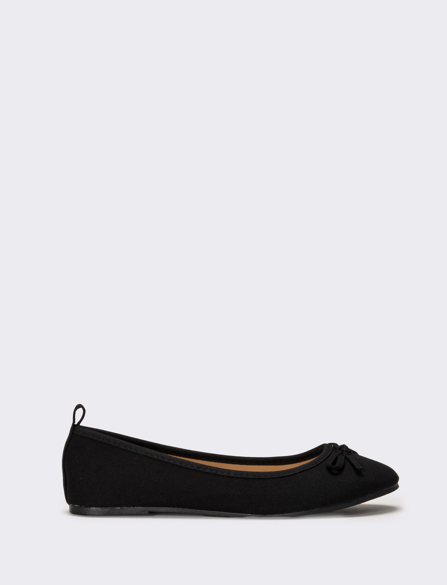 Ballerina con fiocco da donna - Nero