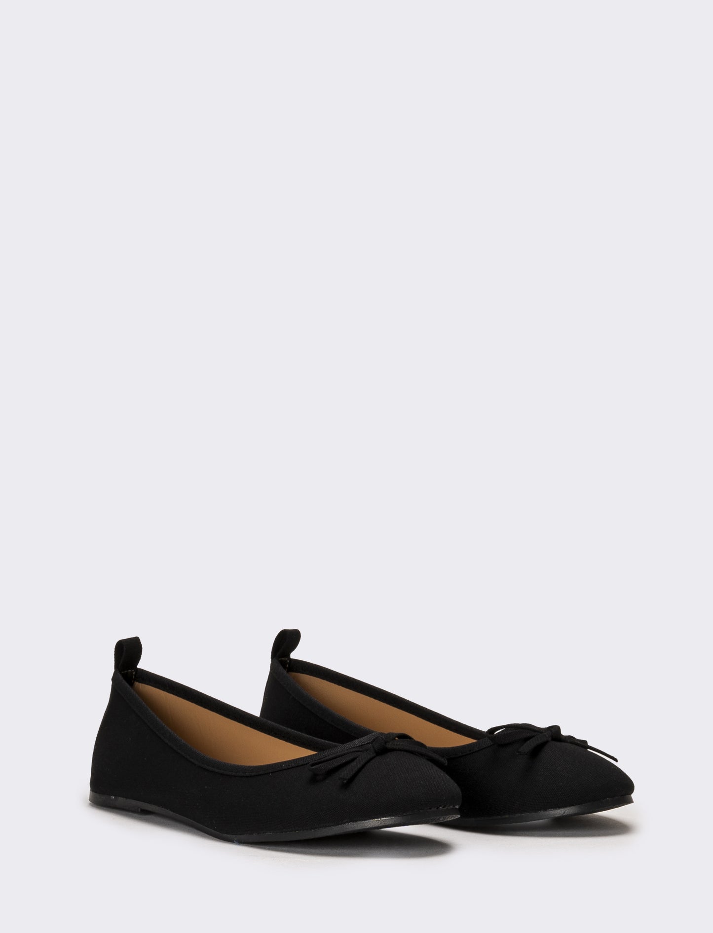Ballerina con fiocco da donna - Nero