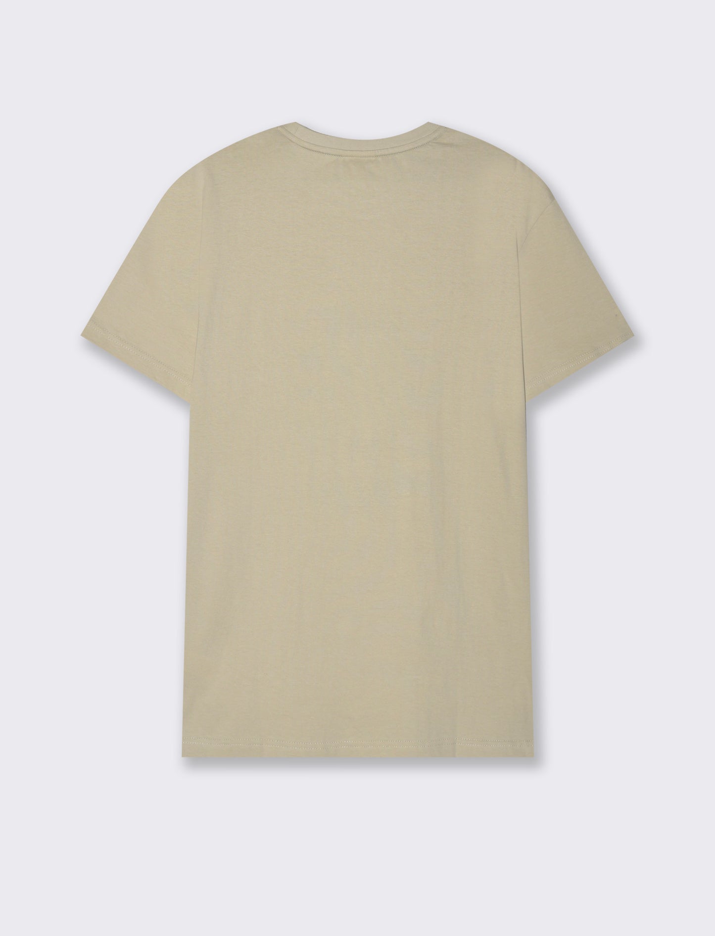 T-shirt con ricamo a contrasto da uomo - Grigio ghiaccio
