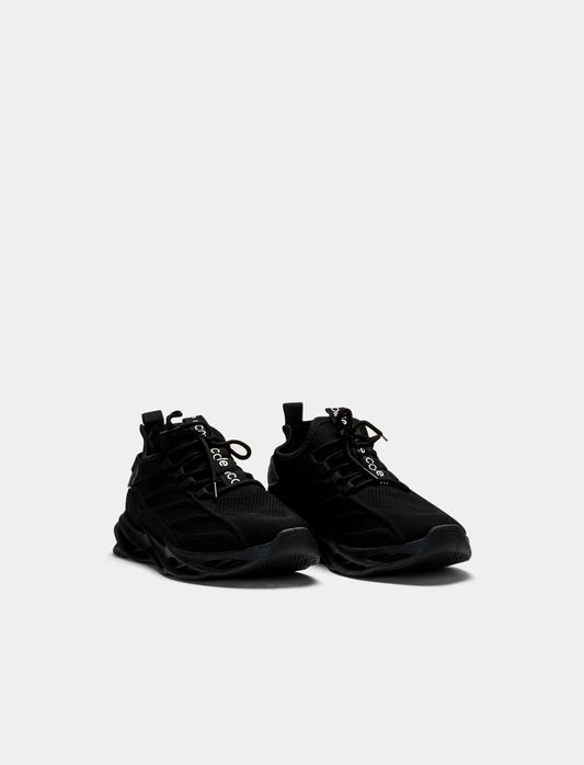 Sneakers running da uomo - Nero