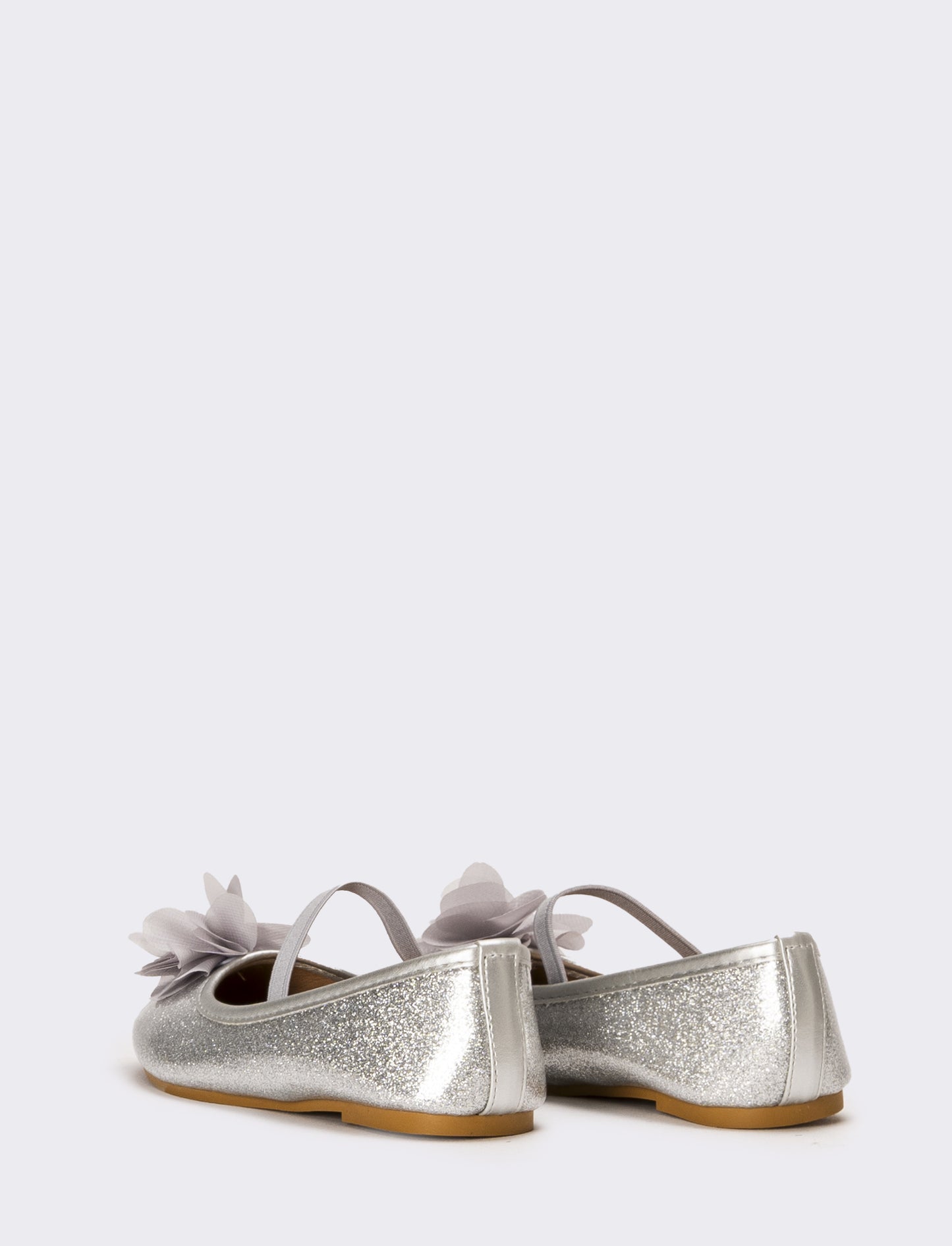 Ballerina da bambina con fiore - Argento