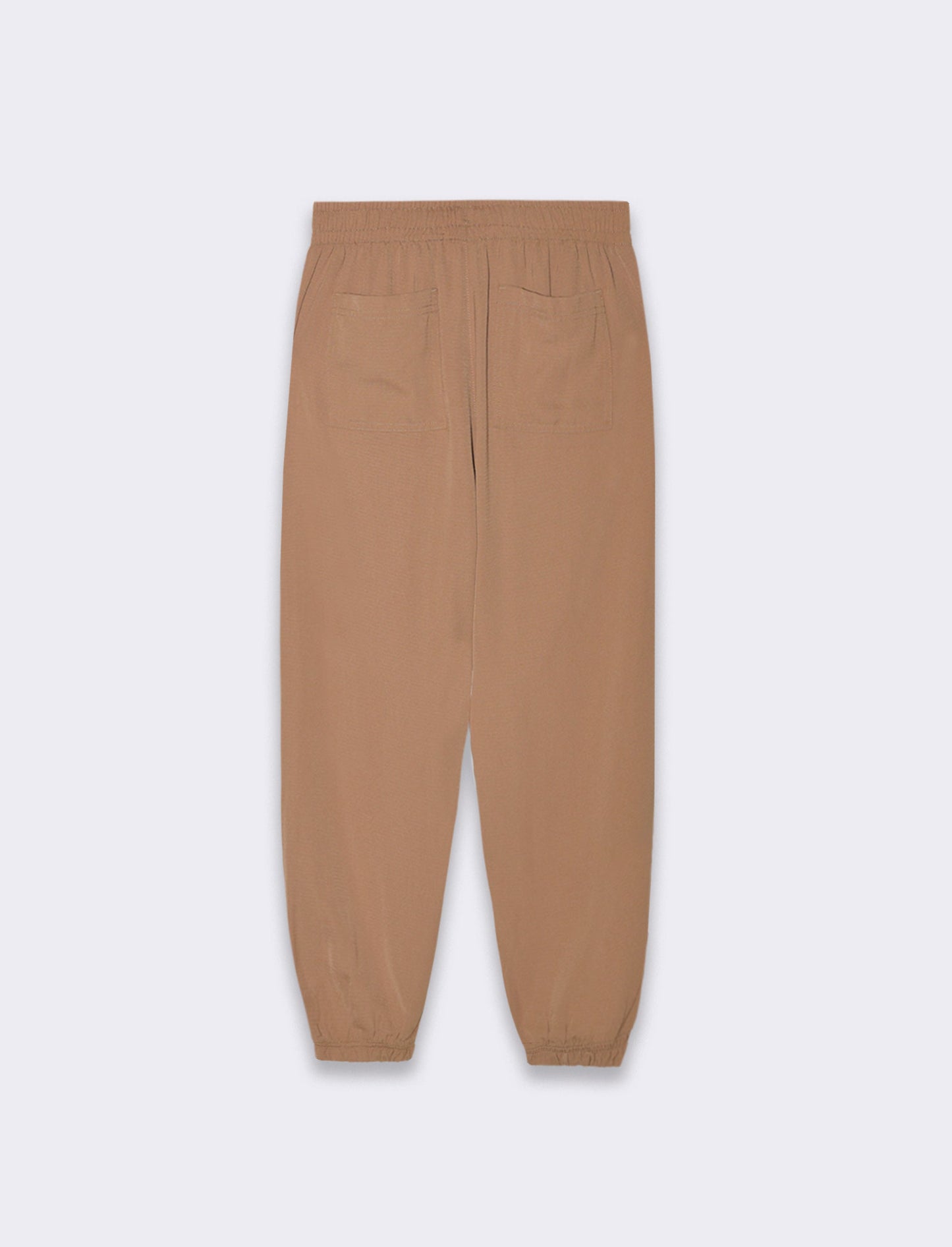 Woman's drawstring pants for comfort and style - Beige
