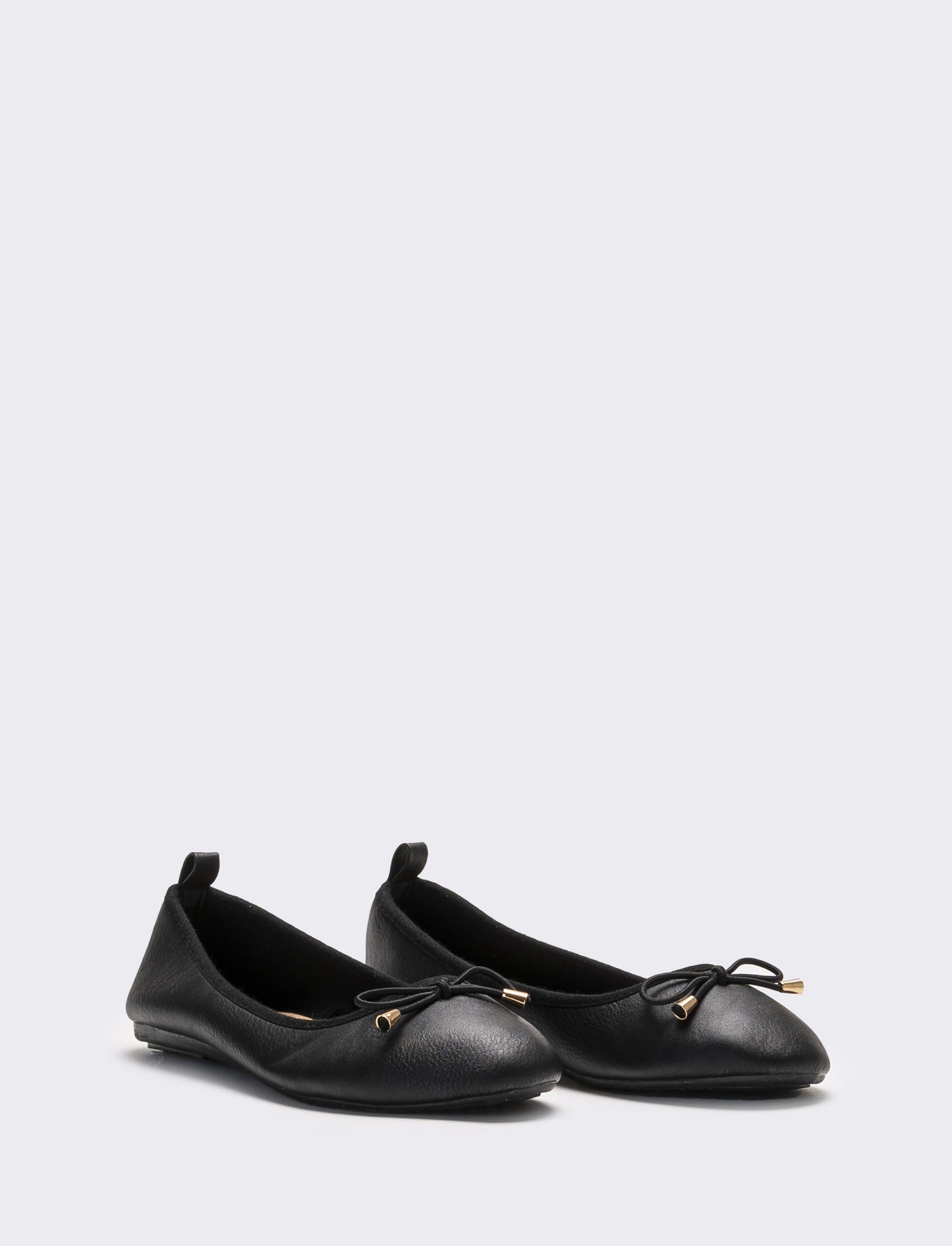 Ballerina da donna con fiocco - Nero