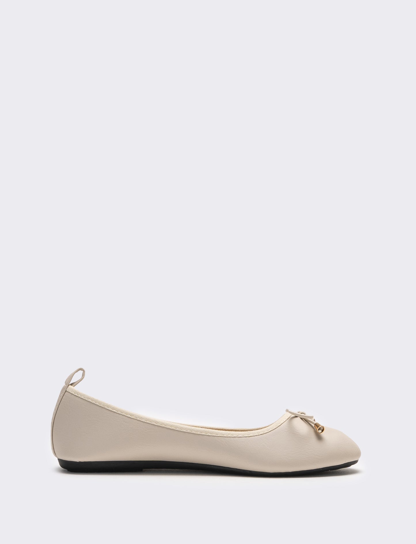 Ballerina da donna con fiocco - Beige