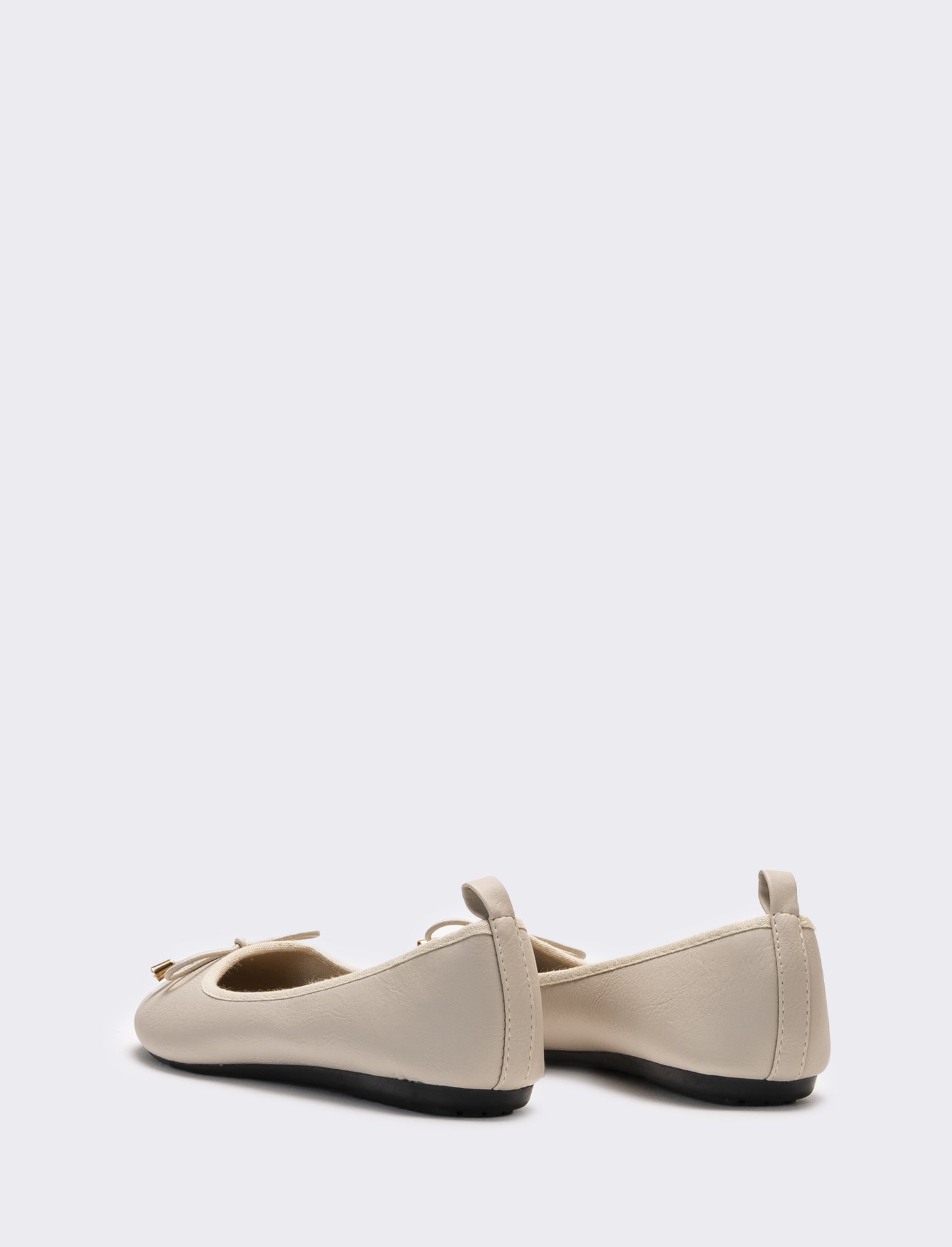 Ballerina da donna con fiocco - Beige