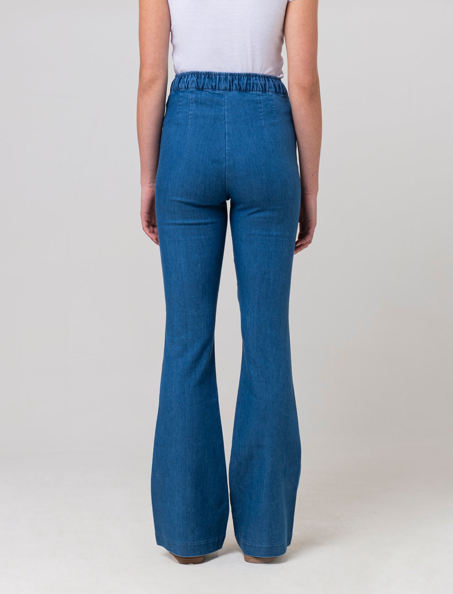 Pantalone a zampa da donna - Denim