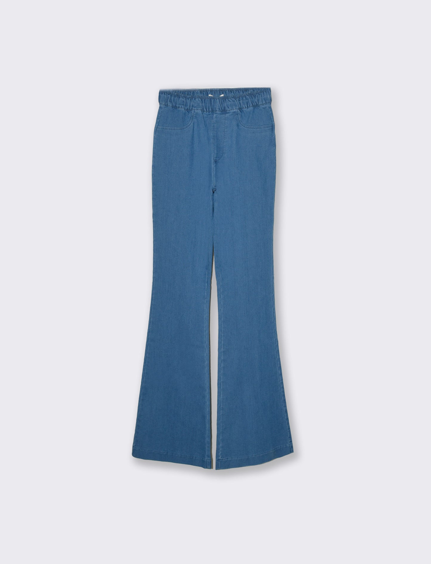 Pantalone a zampa da donna - Denim