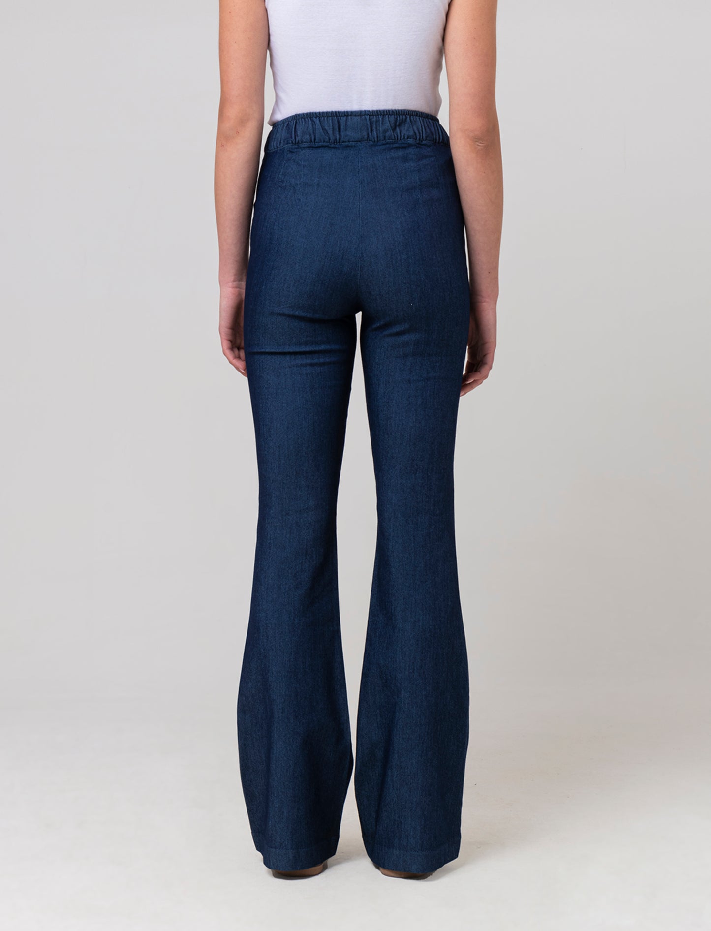 Woman's flared pants for stylish comfort - Blue