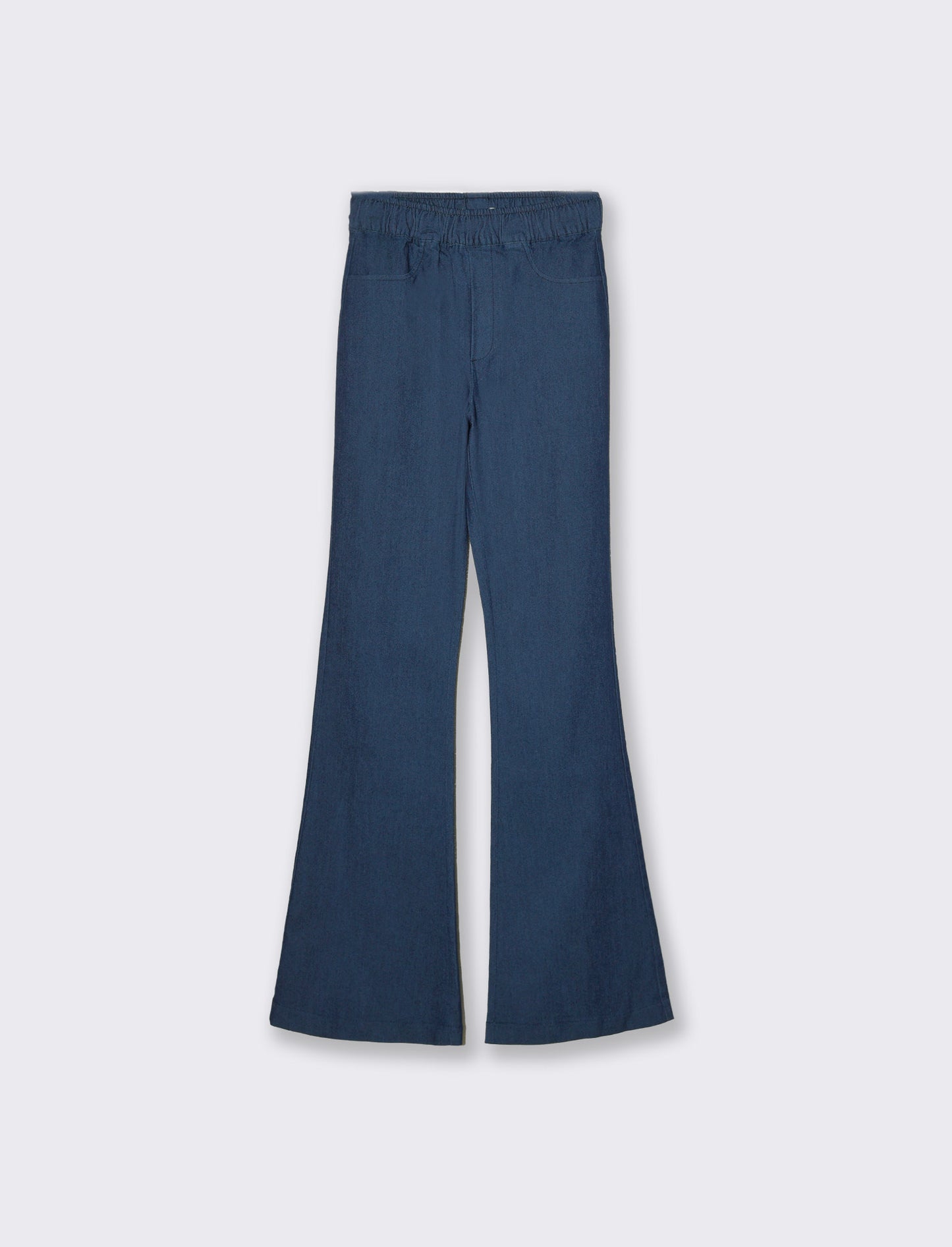 Woman's flared pants for stylish comfort - Blue