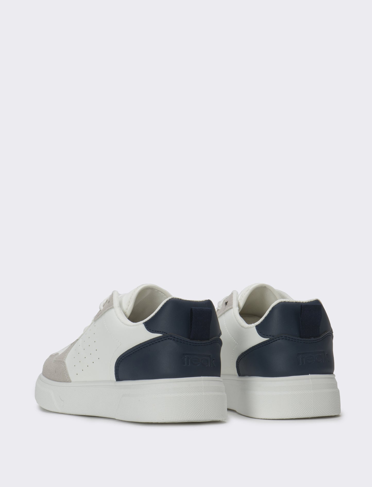 Sneakers da uomo con riporti - Bianco