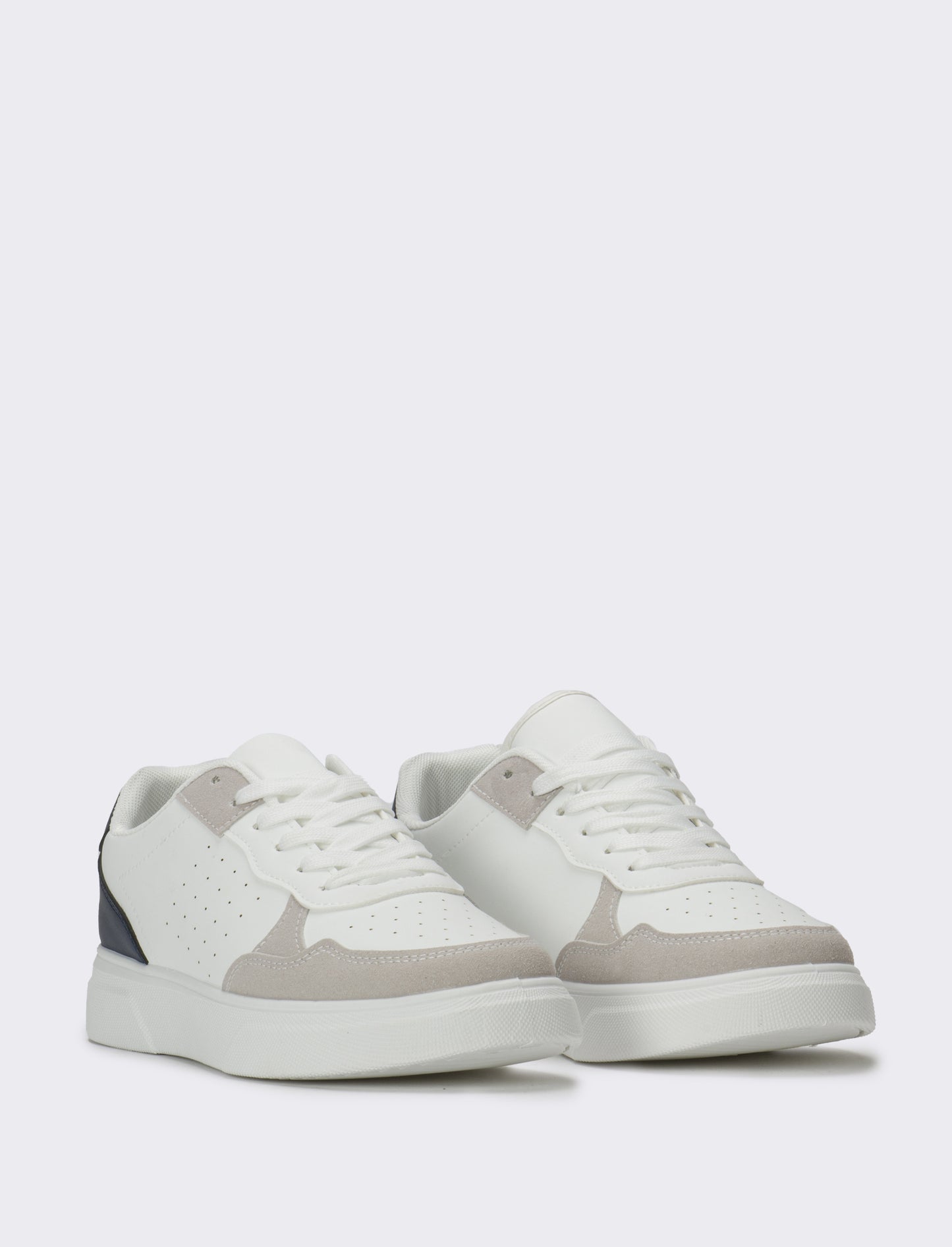 Sneakers da uomo con riporti - Bianco