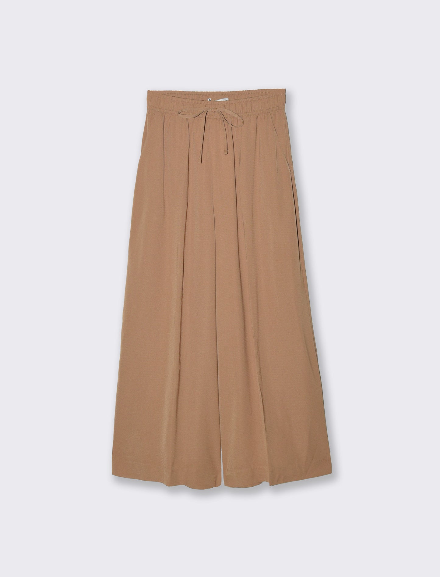 Woman's drawstring pants for comfort and style - Beige