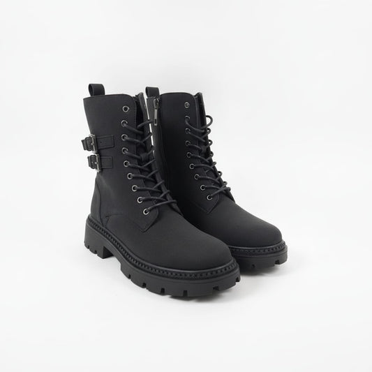 Polyurethane Biker and Buckles - Black