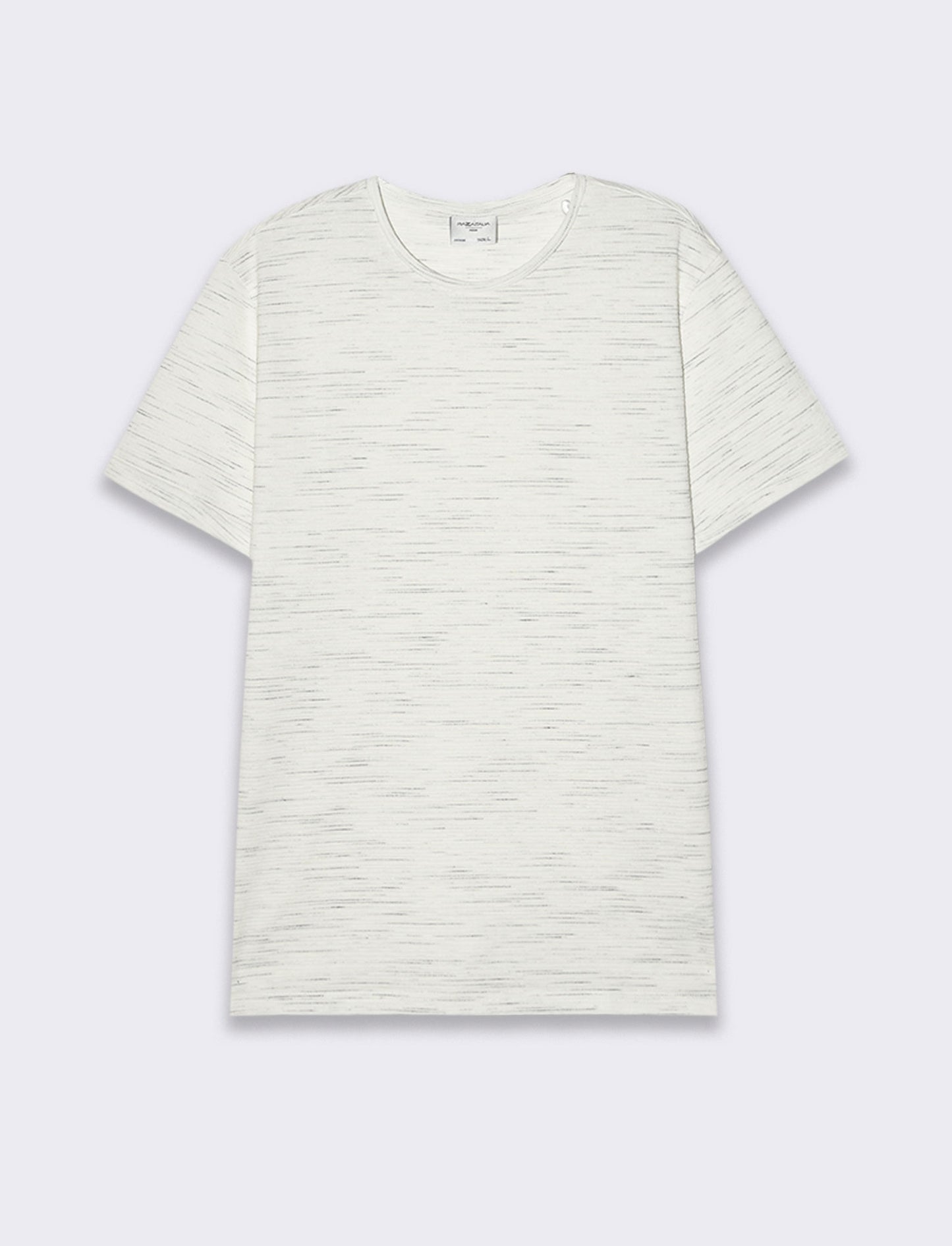 T-shirt struttura slub injected da uomo - Bianco