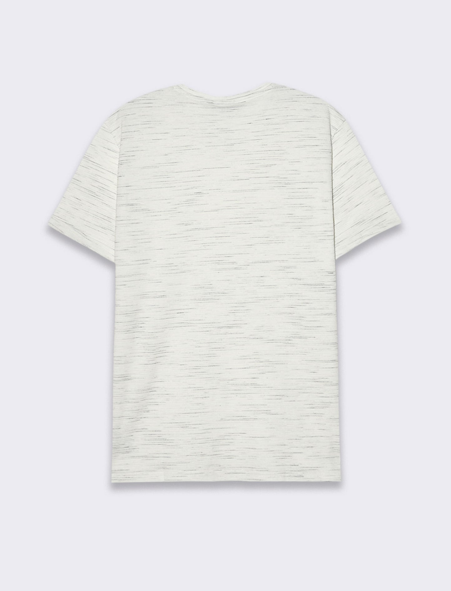 T-shirt struttura slub injected da uomo - Bianco