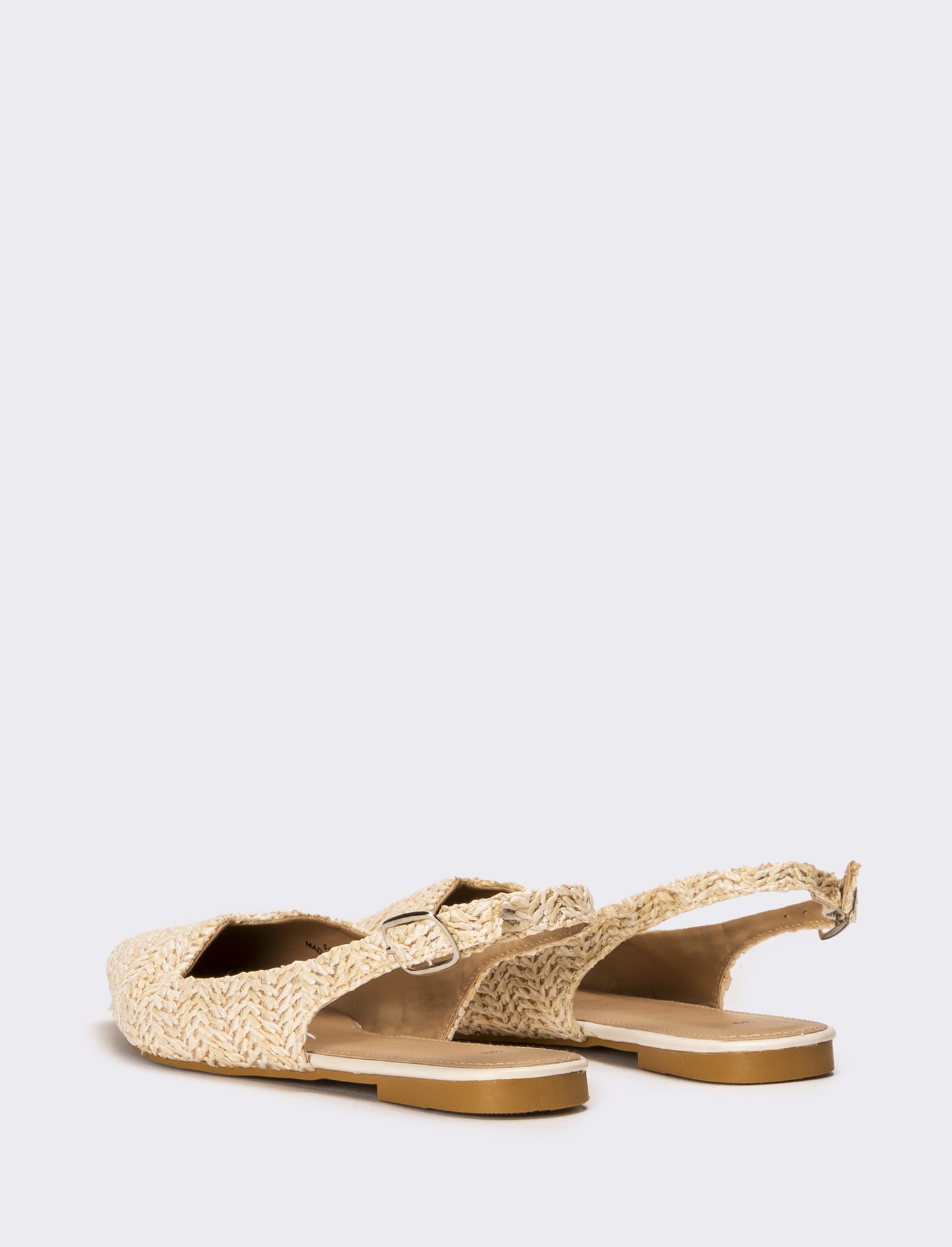 Ballerina effetto paglia da dona - Beige
