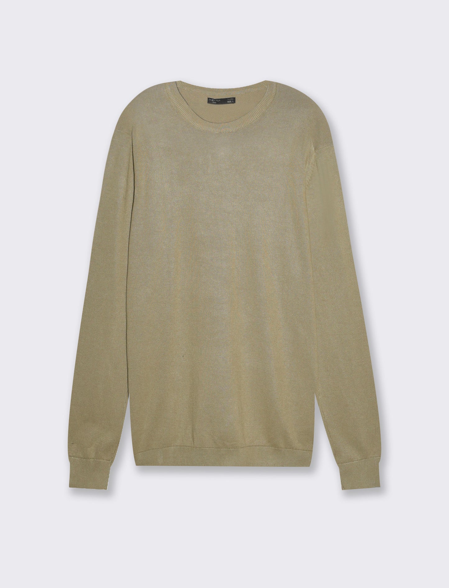 Man's comfort yarn basic sweater - Green