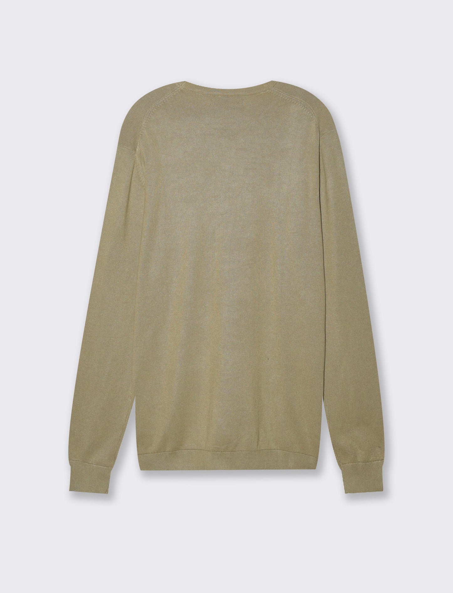 Man's comfort yarn basic sweater - Green