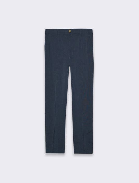Man's straight fit chino pants - Blue