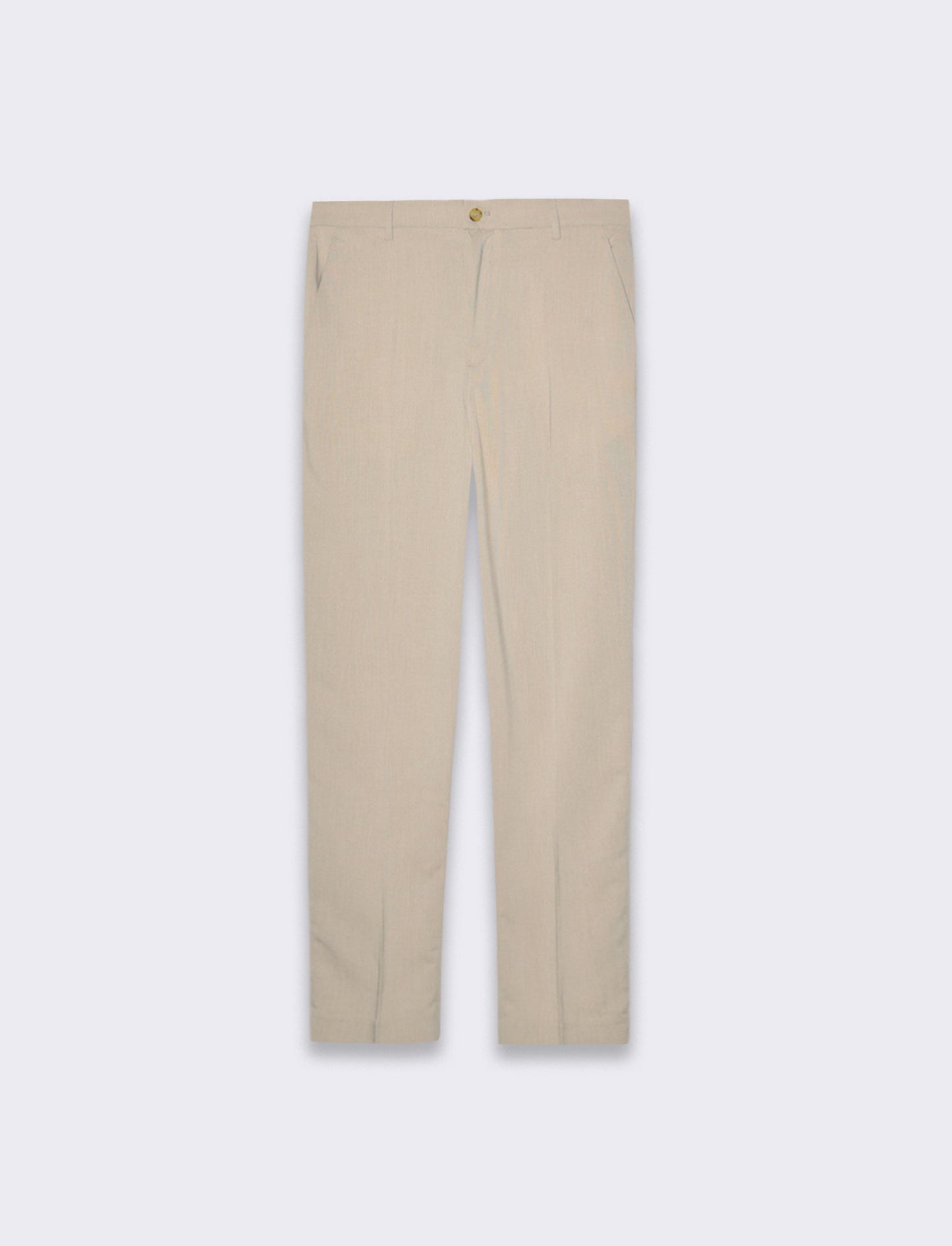 Pantaloni chino straight fit da uomo - Beige