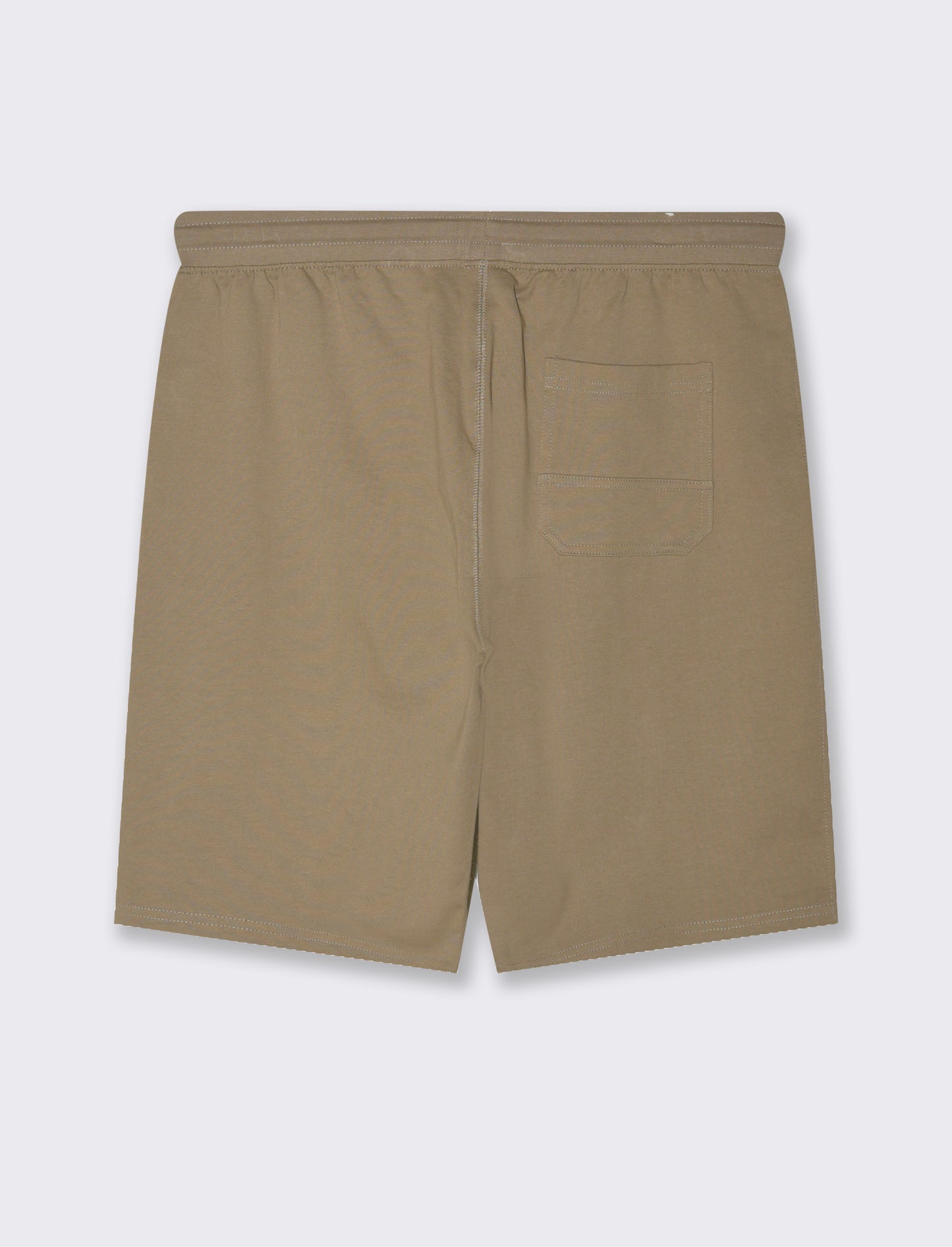 Bermuda in felpa con vita jogger da uomo - Grigio tortora