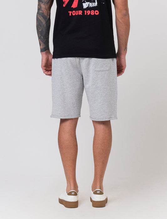 Man's basic jogger sweat shorts - Grey