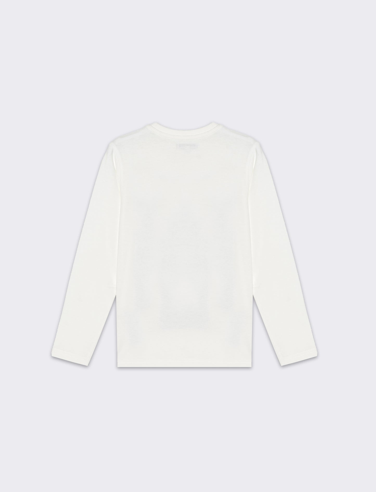 T-shirt in jersey con stampa frontale da bambino - Bianco latte