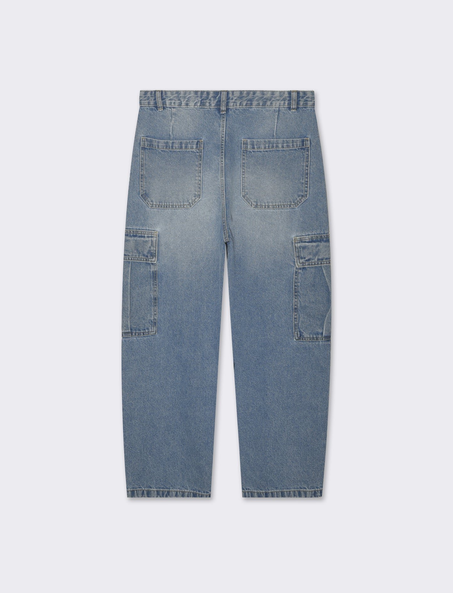 Man's baggy skater cargo jeans for ultimate comfort - Blue