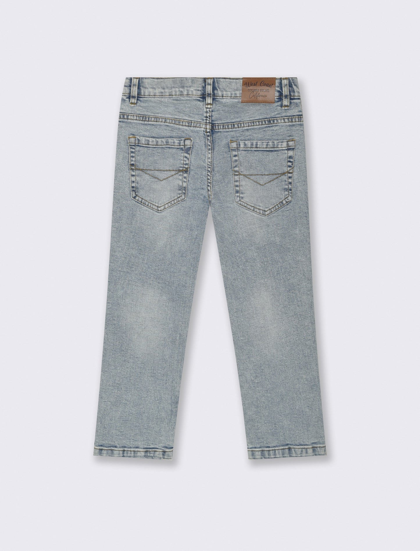 Denim 5 tasche rotture frontali da bambino - Denim