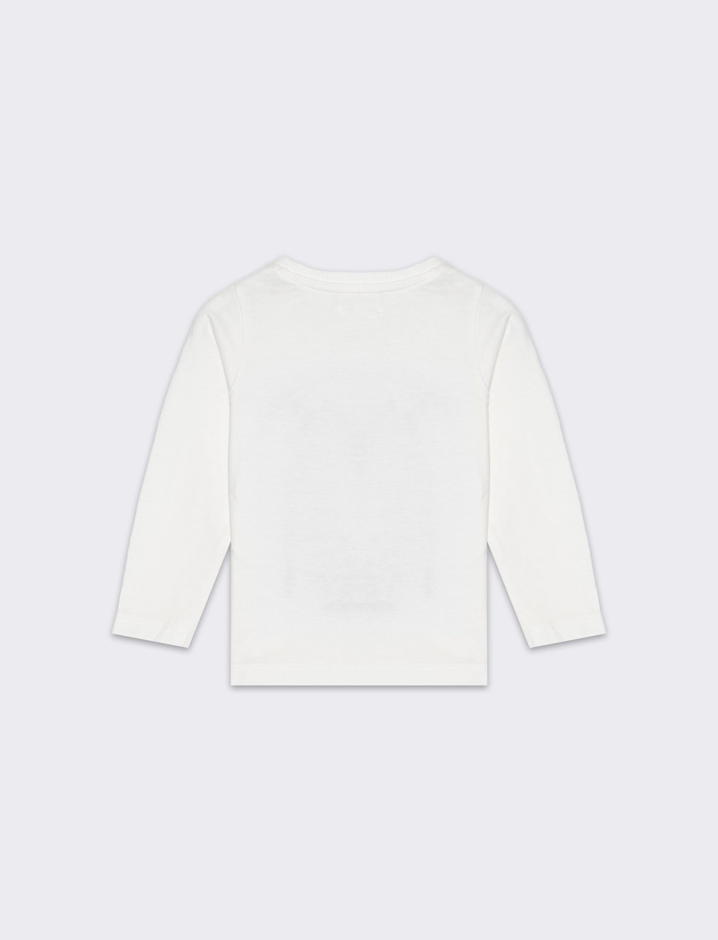 Maglia con stampa fotografica da neonato - Bianco latte