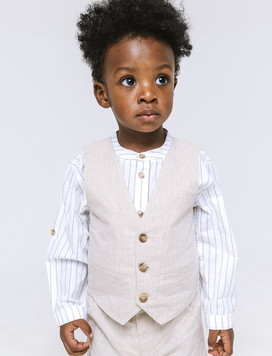 Camicia rigata da neonato - Righe