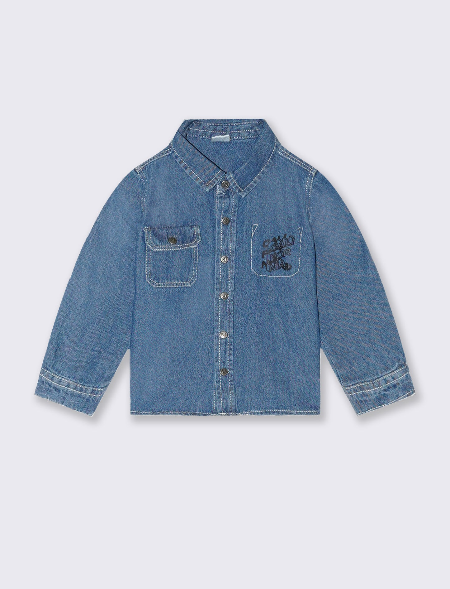 Camicia in denim da neonato - Denim