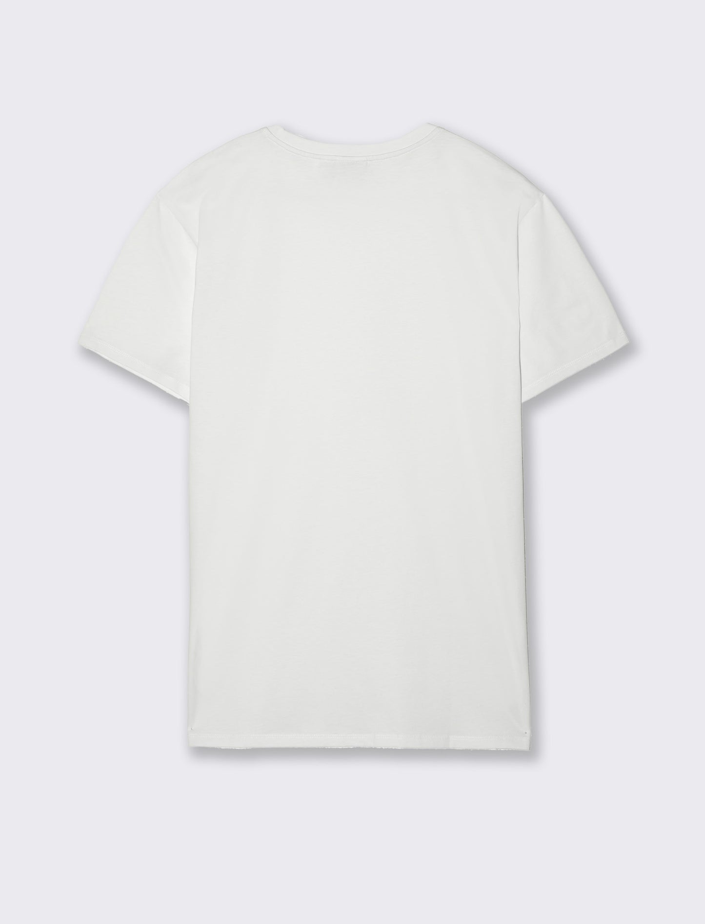 T-shirt in cotone premium mercerizzato da uomo - Bianco