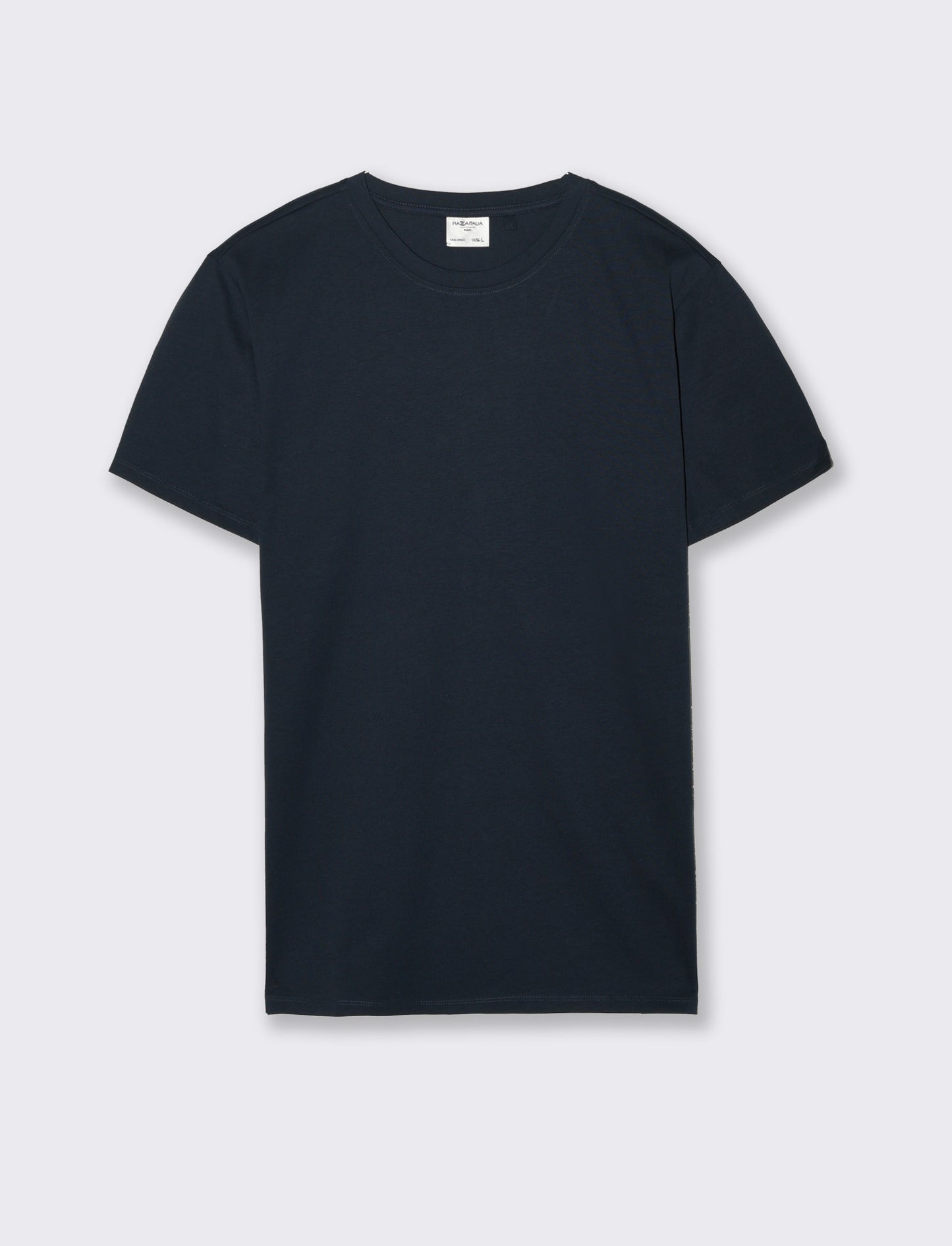 T-shirt in cotone premium mercerizzato da uomo - Blu