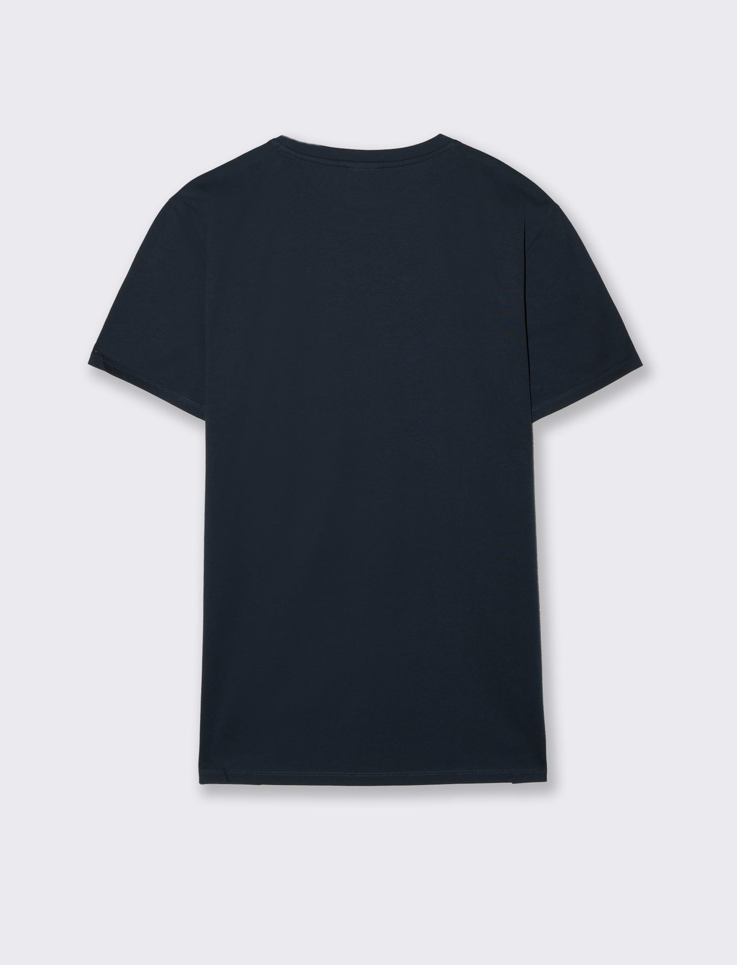 T-shirt in cotone premium mercerizzato da uomo - Blu