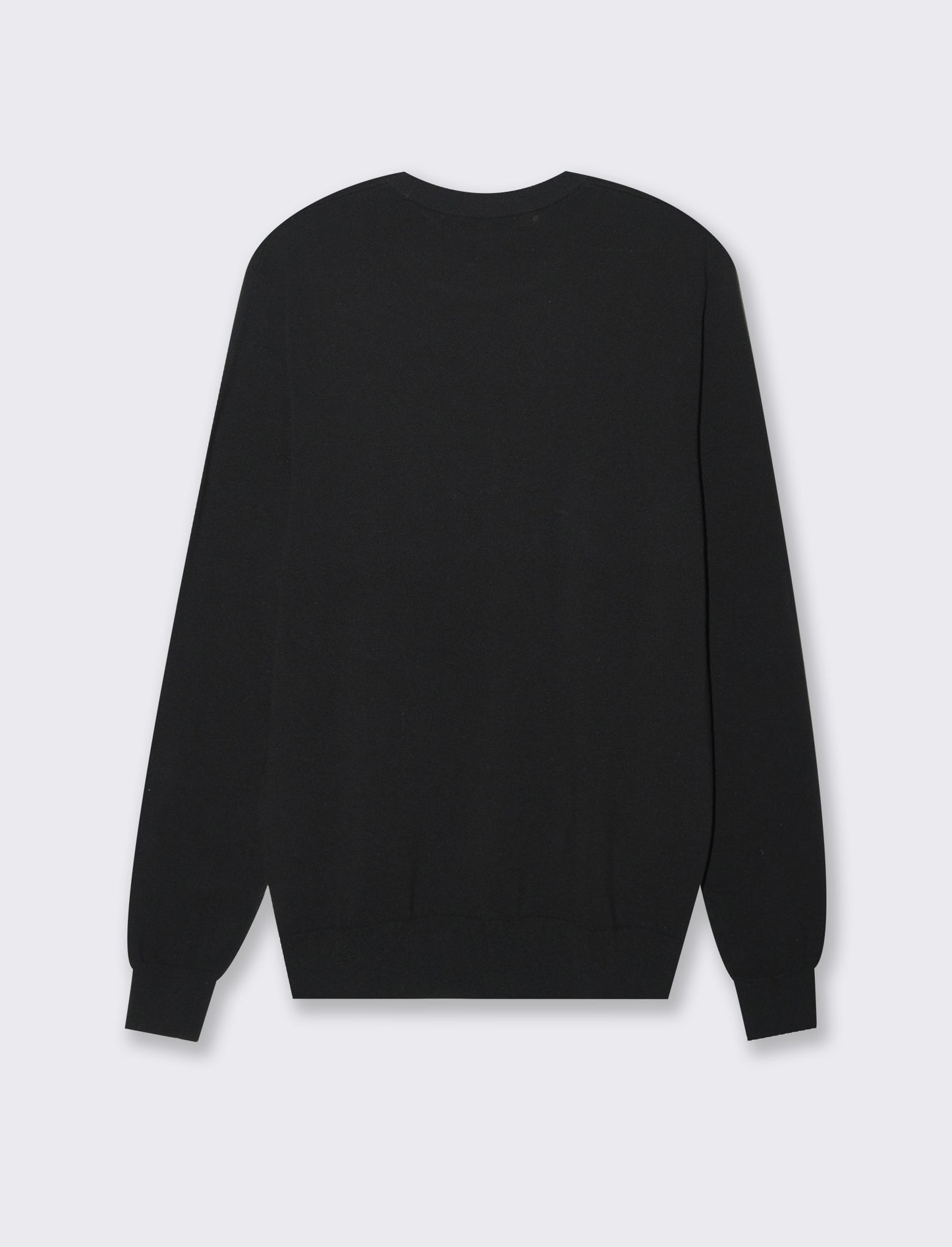 Maglia basic in filato premium da uomo - Nero