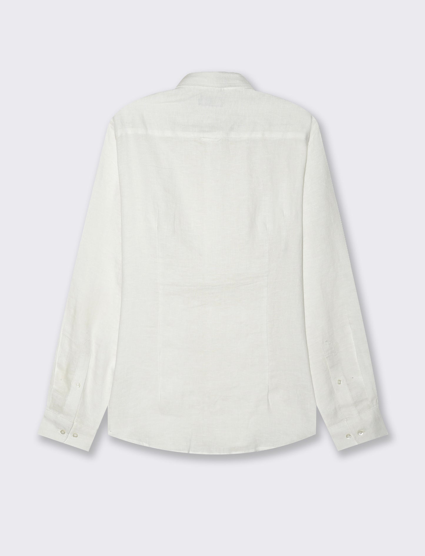 Camicia 100% lino da uomo - Bianco