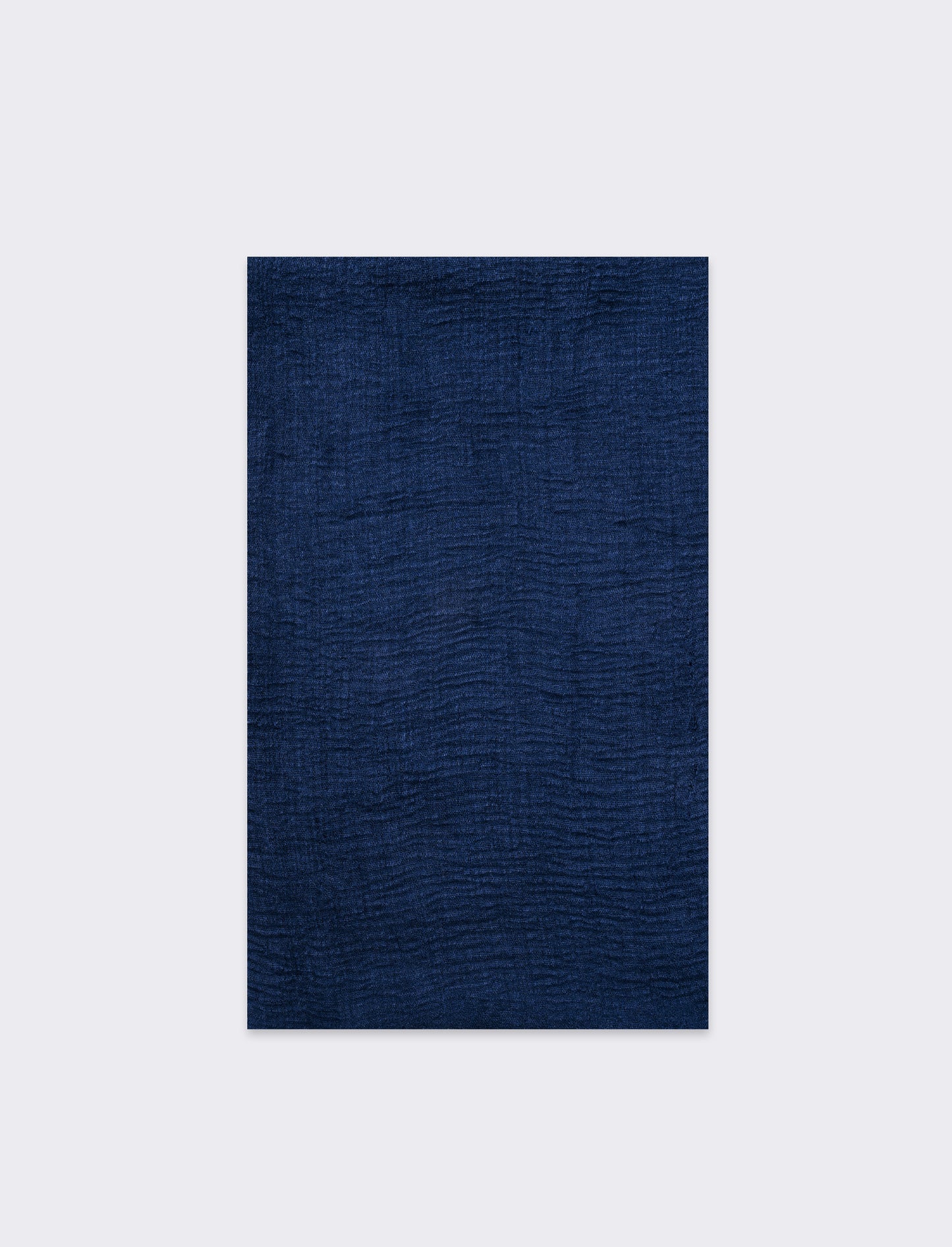 Foulard unito uomo garzato - Blu