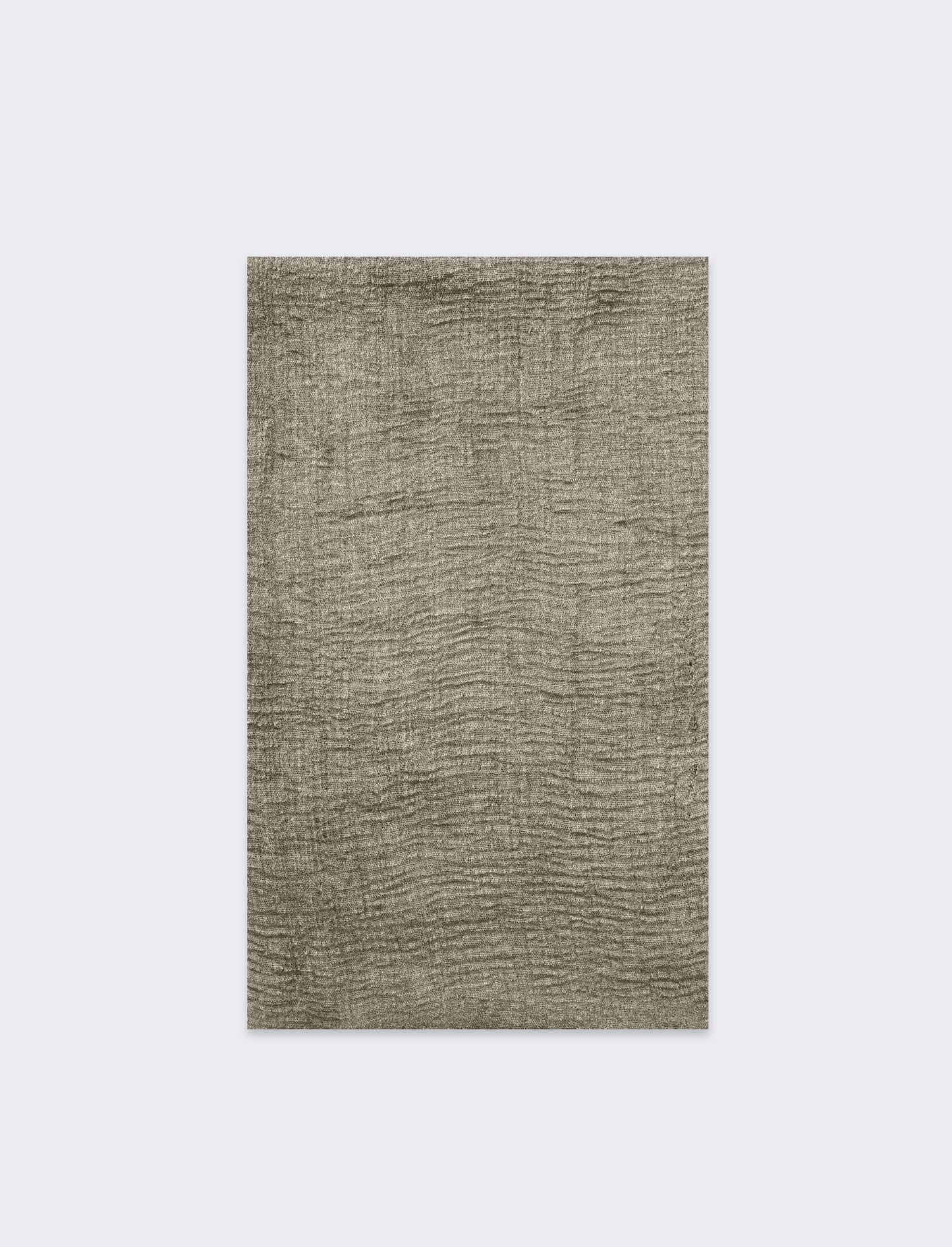 Foulard unito uomo garzato - Verde