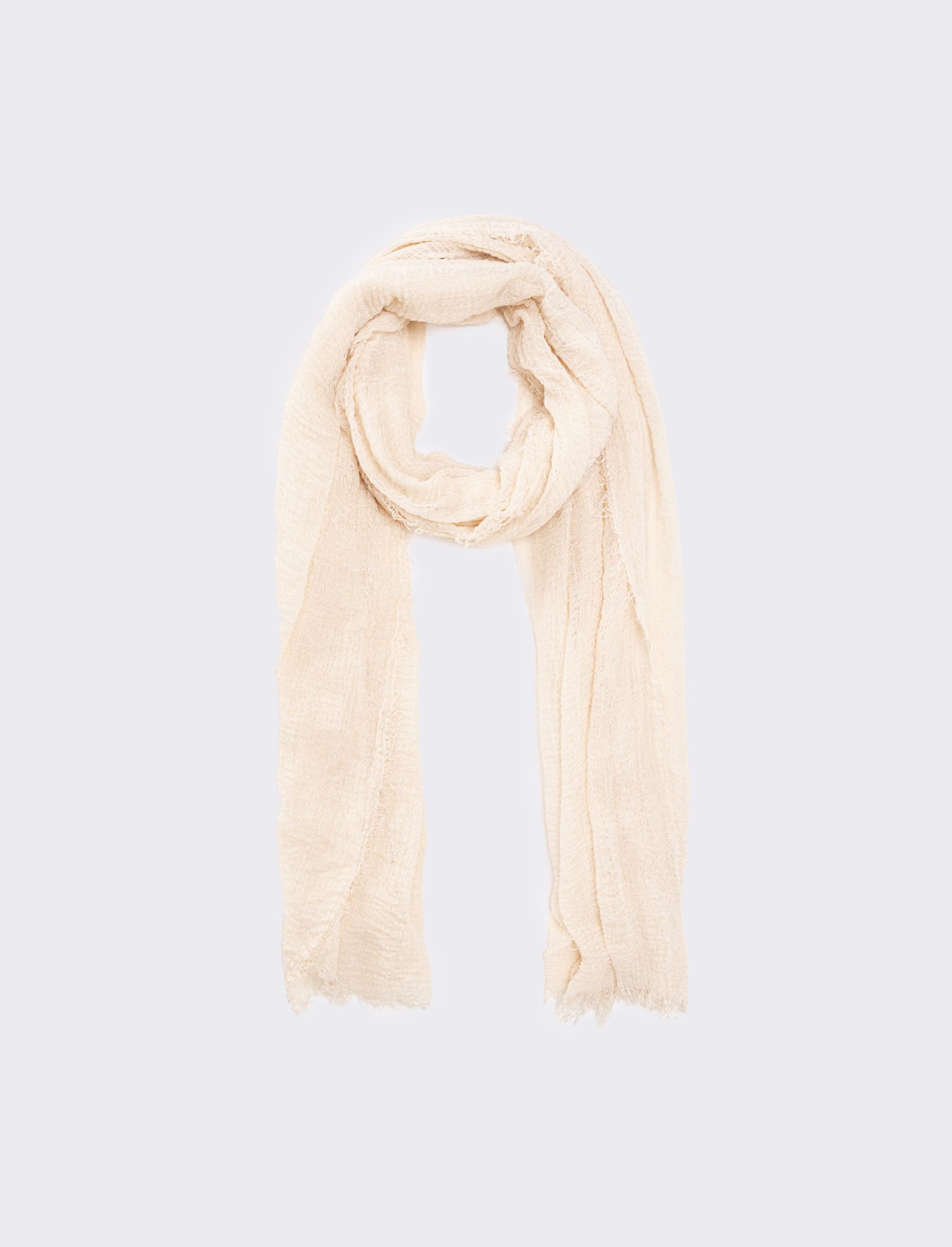 Foulard unito uomo garzato - Beige