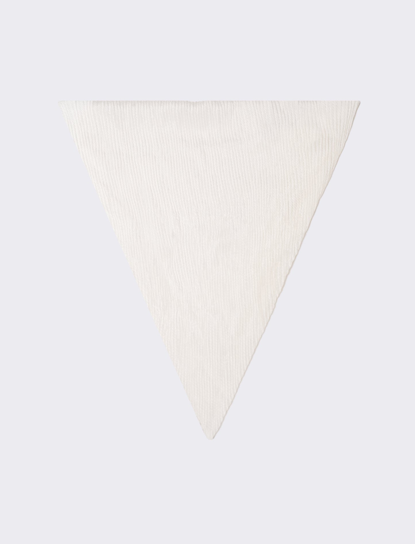 Foulard donna unito quadrato - Bianco