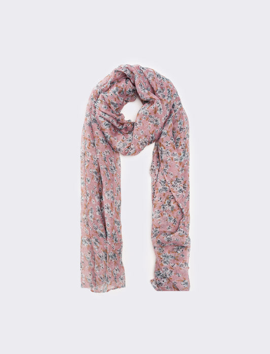 Foulard donna fiorellini - Rosa
