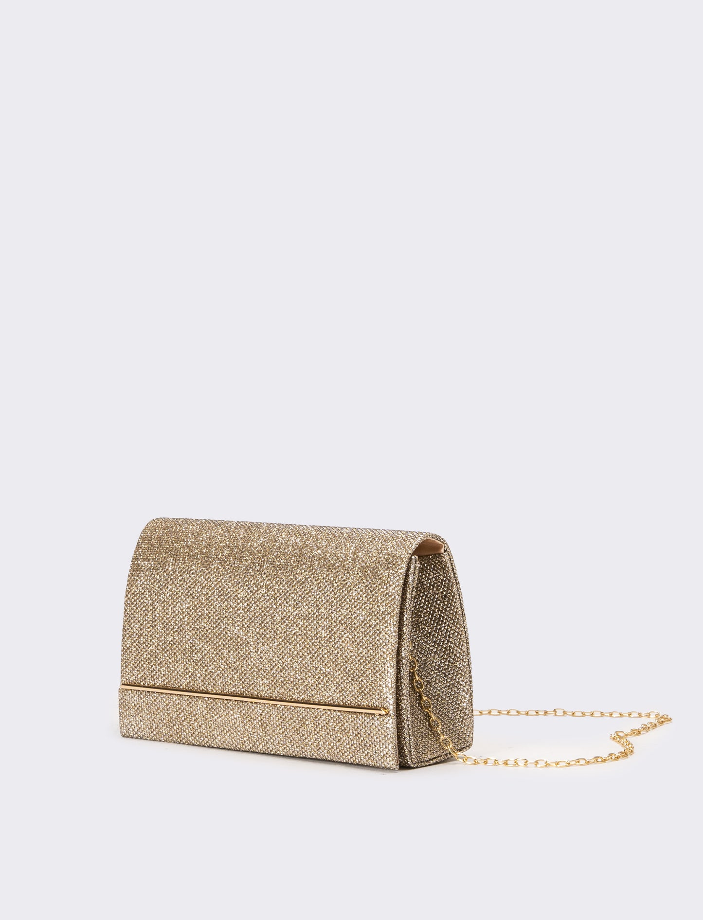 Pochette donna cerimonia in lurex - Oro