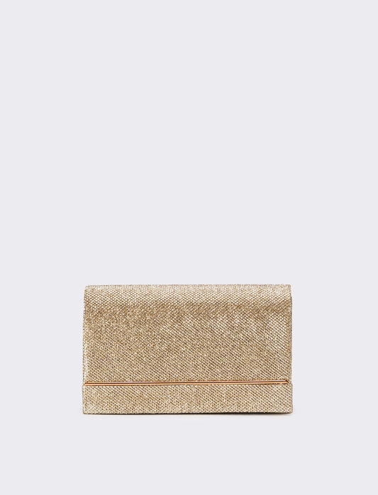 Pochette donna cerimonia in lurex - Rosa