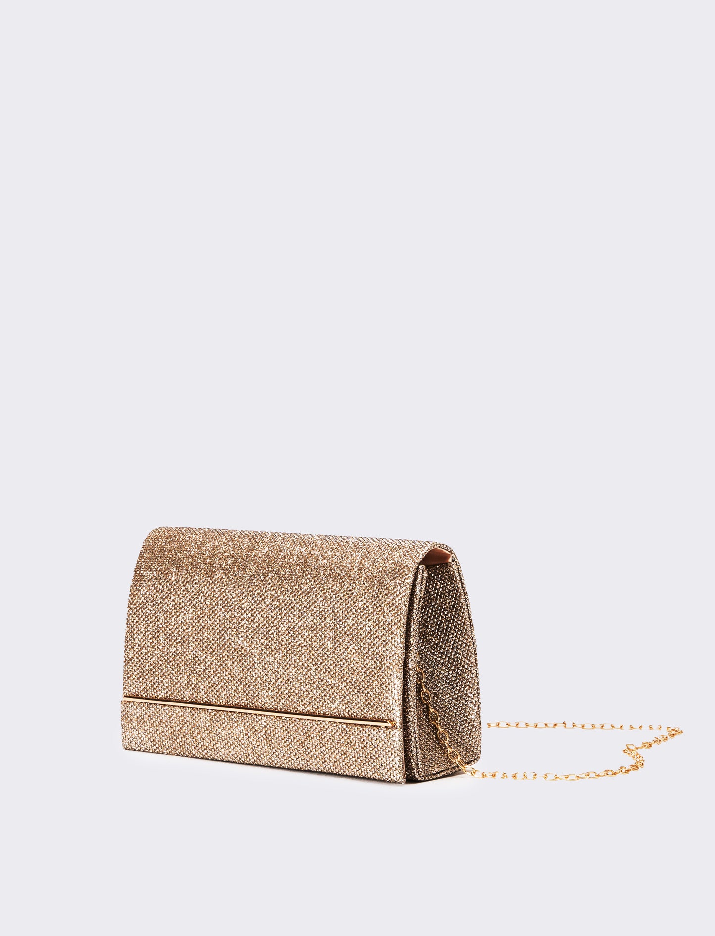 Pochette donna cerimonia in lurex - Rosa