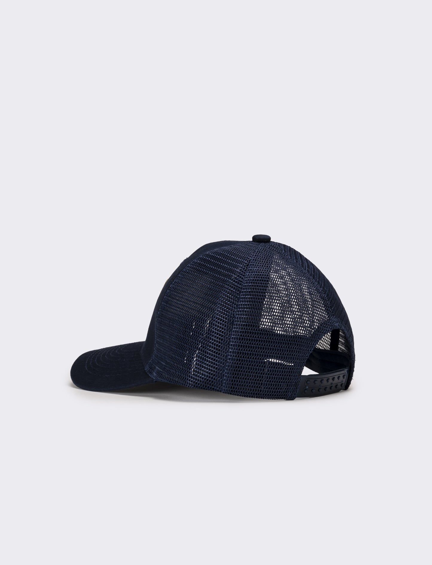 Cappello uomo baseball con rete e patch - Blu