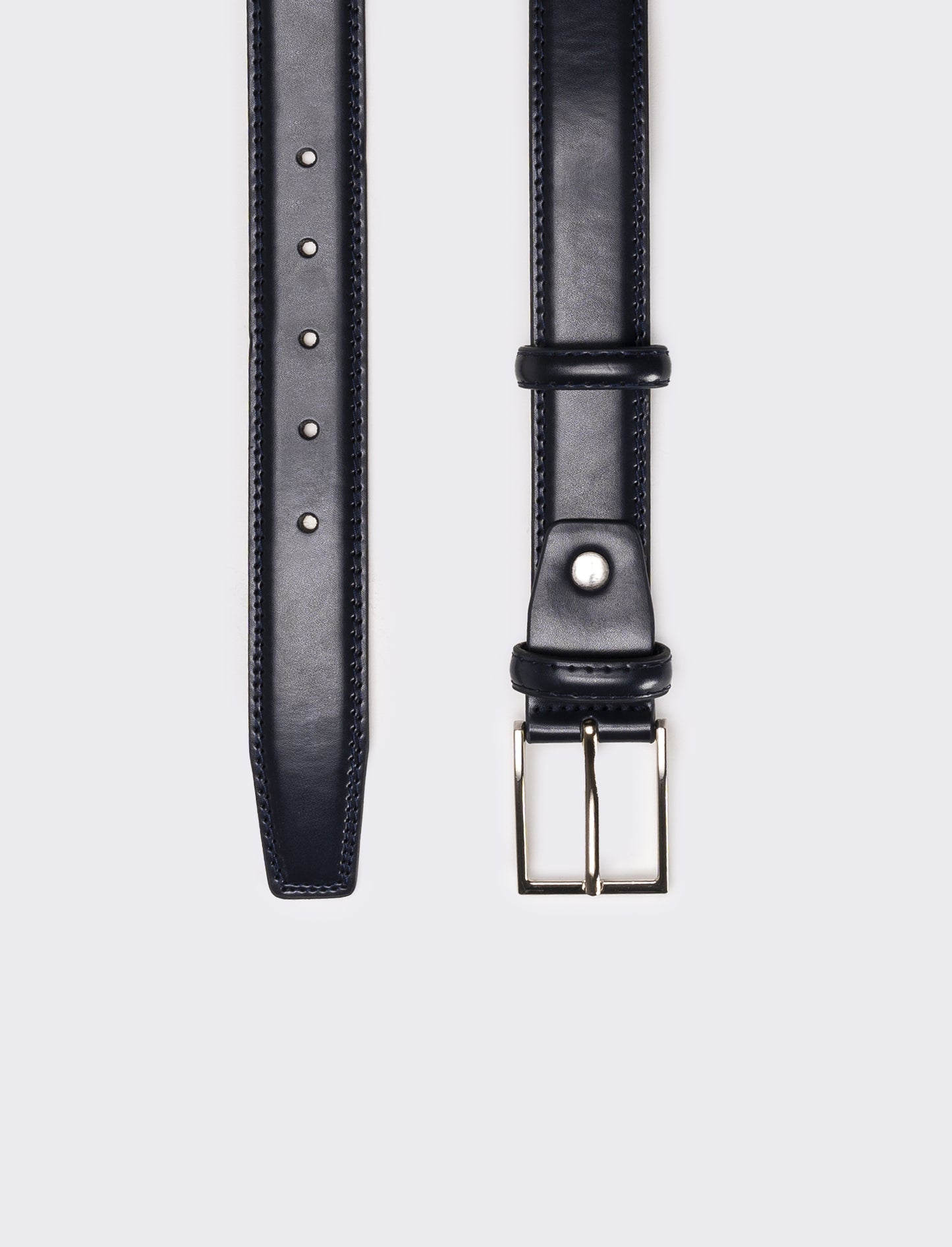 Cintura uomo con fibbia smaltata - Blu